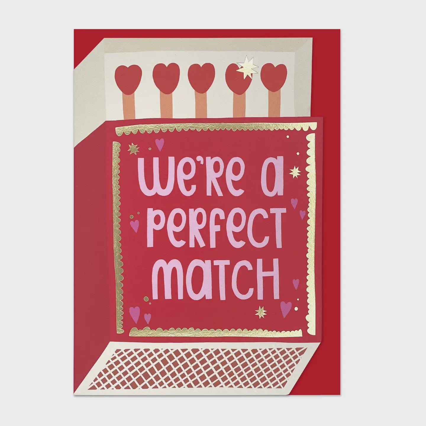 We're A Perfect Match Card