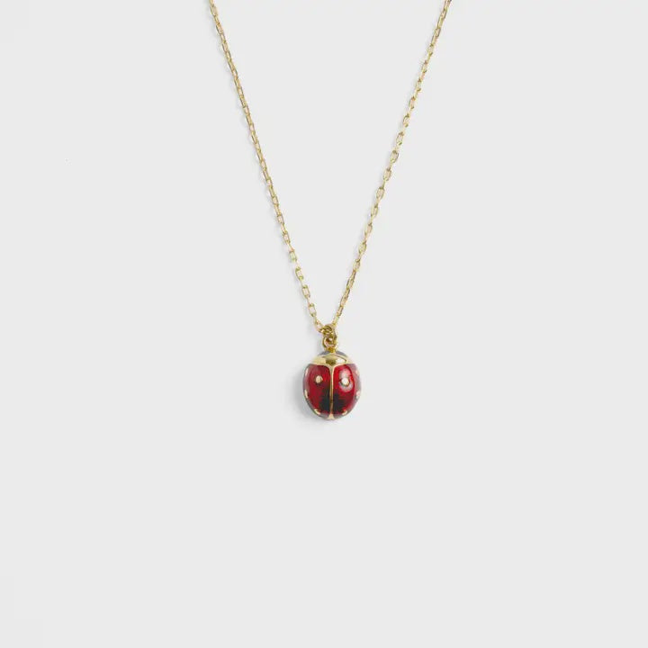 Enamel Ladybird Pendant