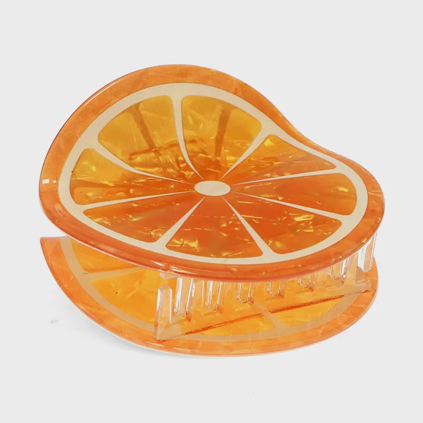 Orange Hair Claw Clip