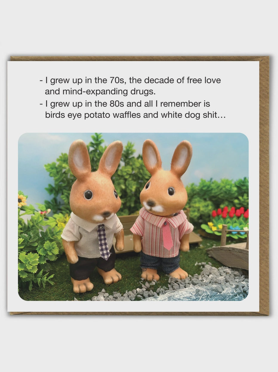 Grew Up in the 80's Card