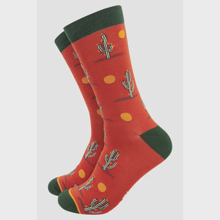 Men's Desert Cactus Socks - Podarok