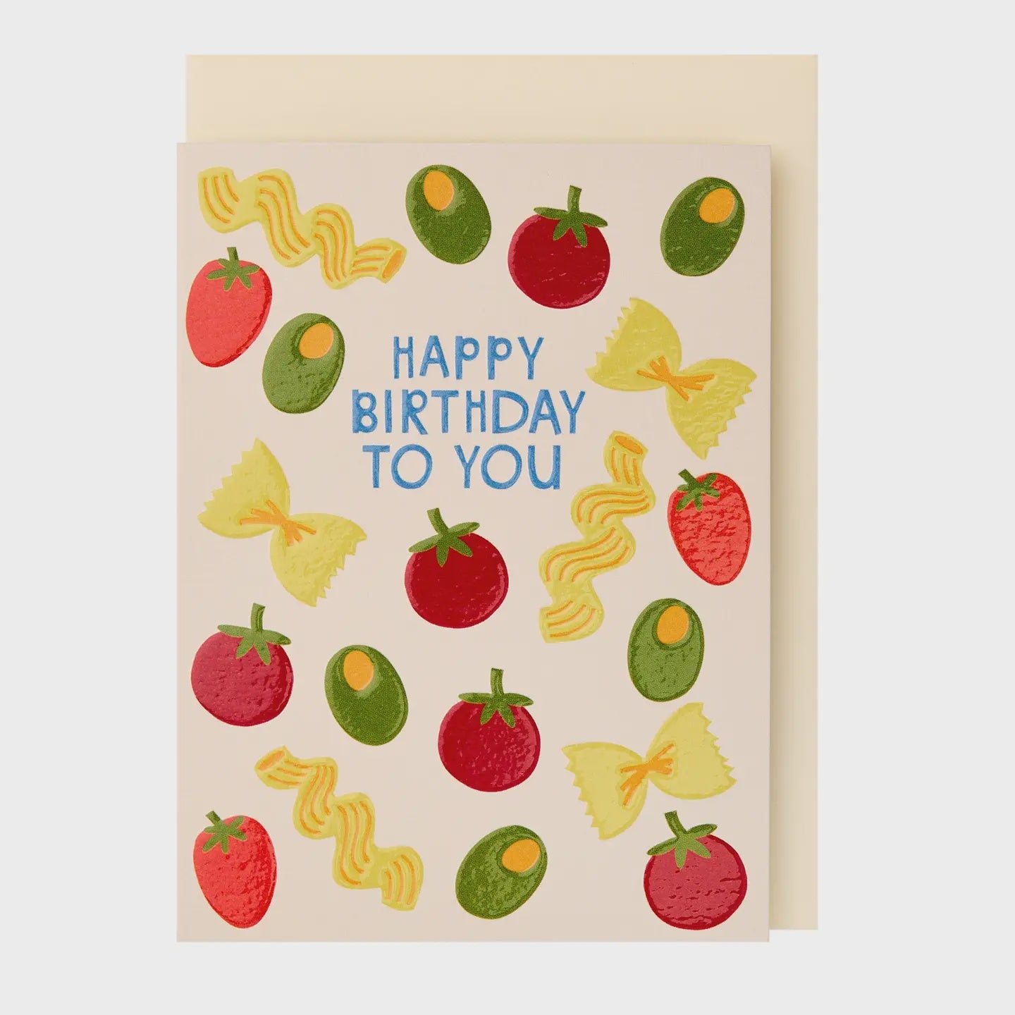 Happy Birthday Pasta Mini Card