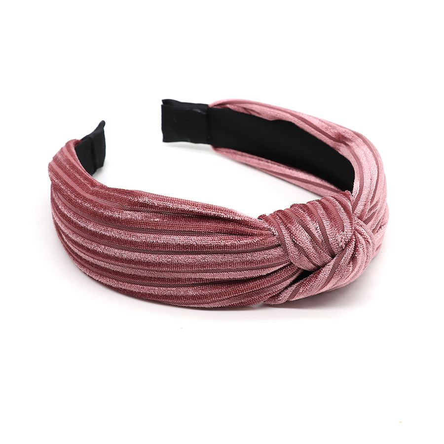 POM Headband - Blush Velvet