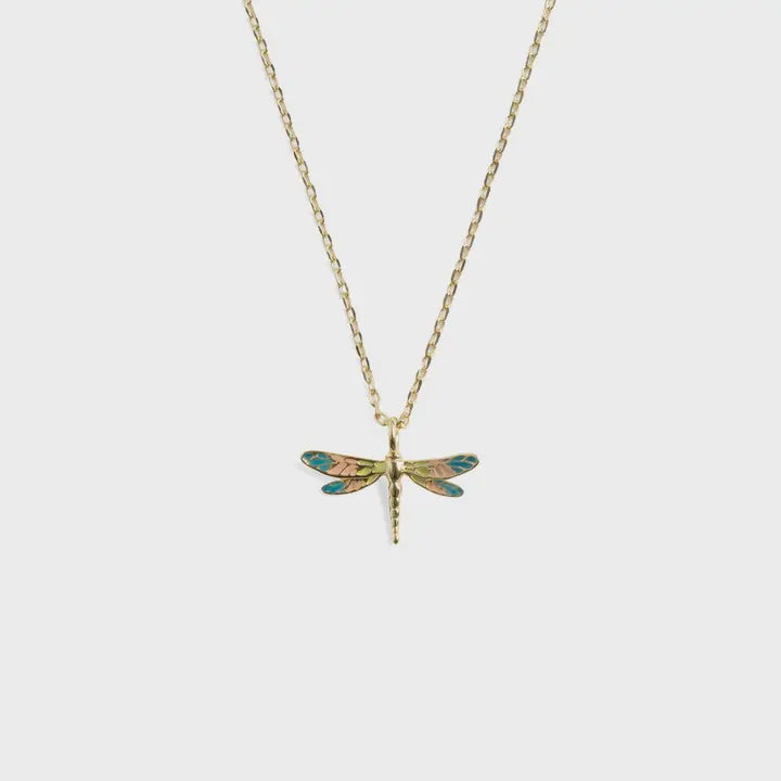 Enamel Dragonfly Pendant