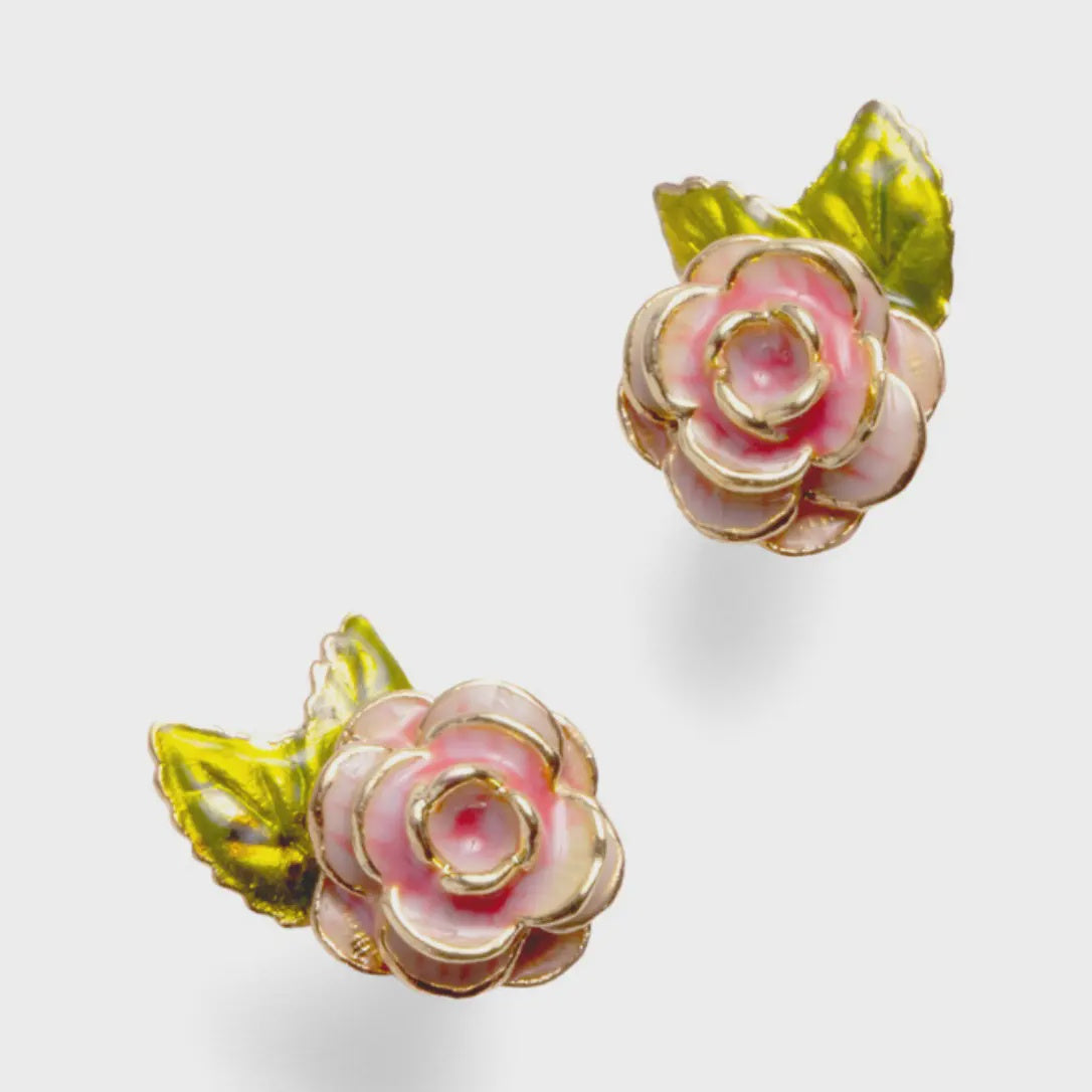 Vintage Rose Studs