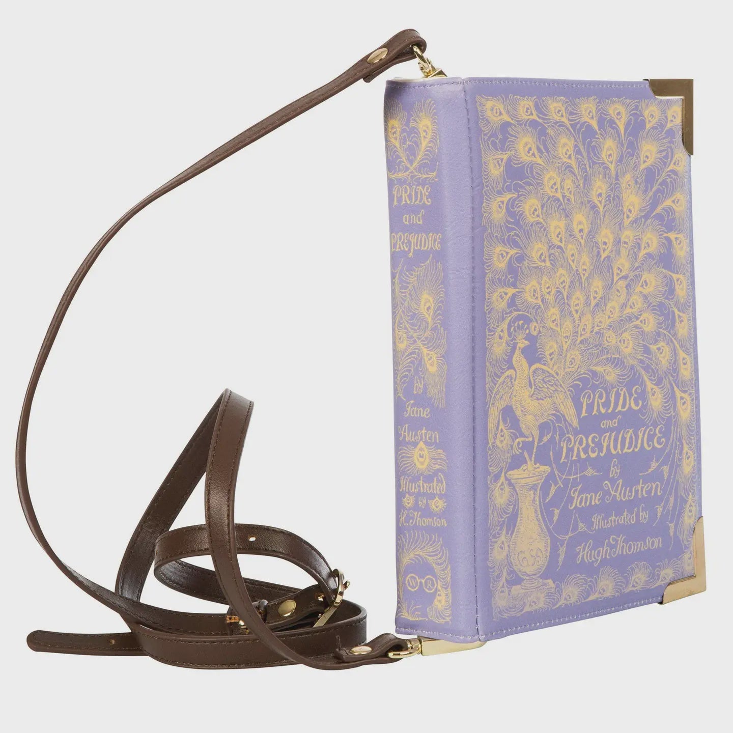 Pride and Prejudice Purple Crossbody Bag