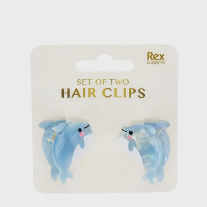 Mini Dolphin Claw Clips
