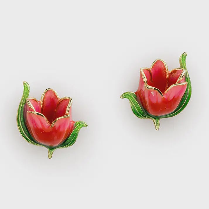 Tulip Stud Earrings