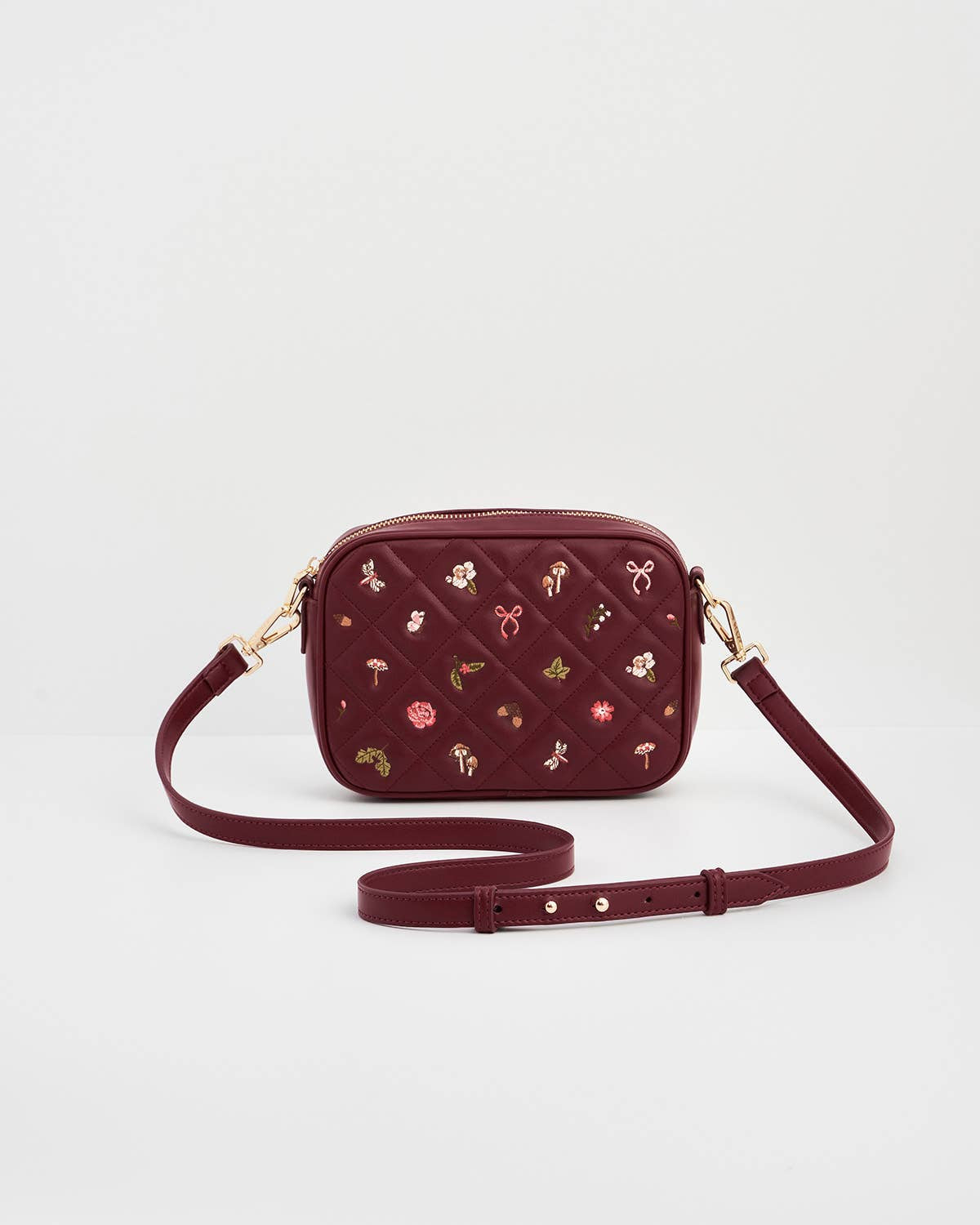 Alice Orla Embroidered Quilted Camera Bag