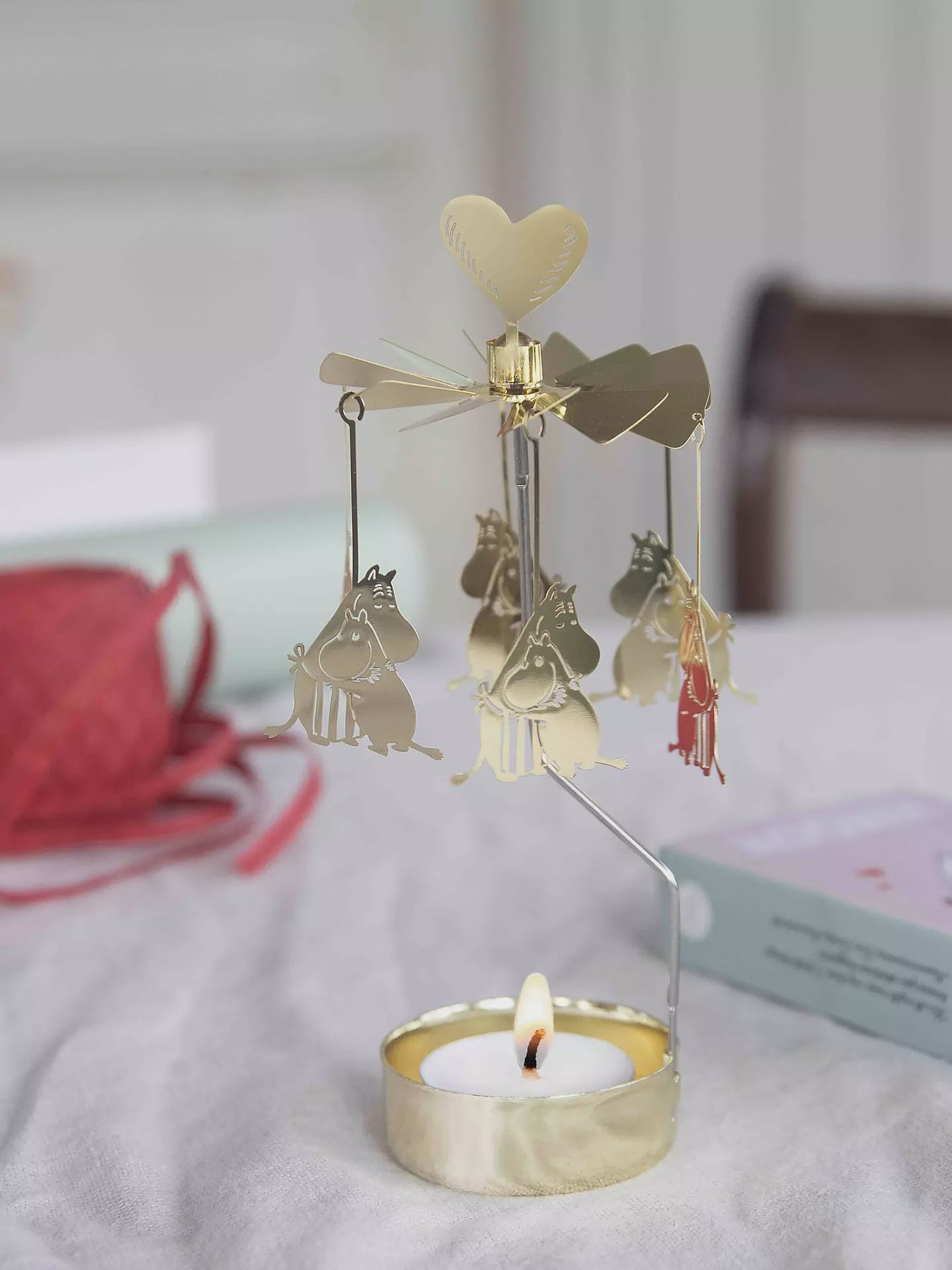 Moomin Love Gold Tealight Spinner