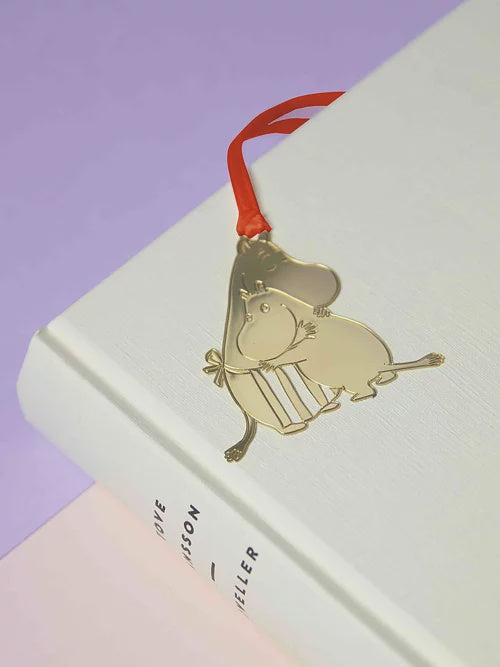 Gold Moomin Love Bookmark