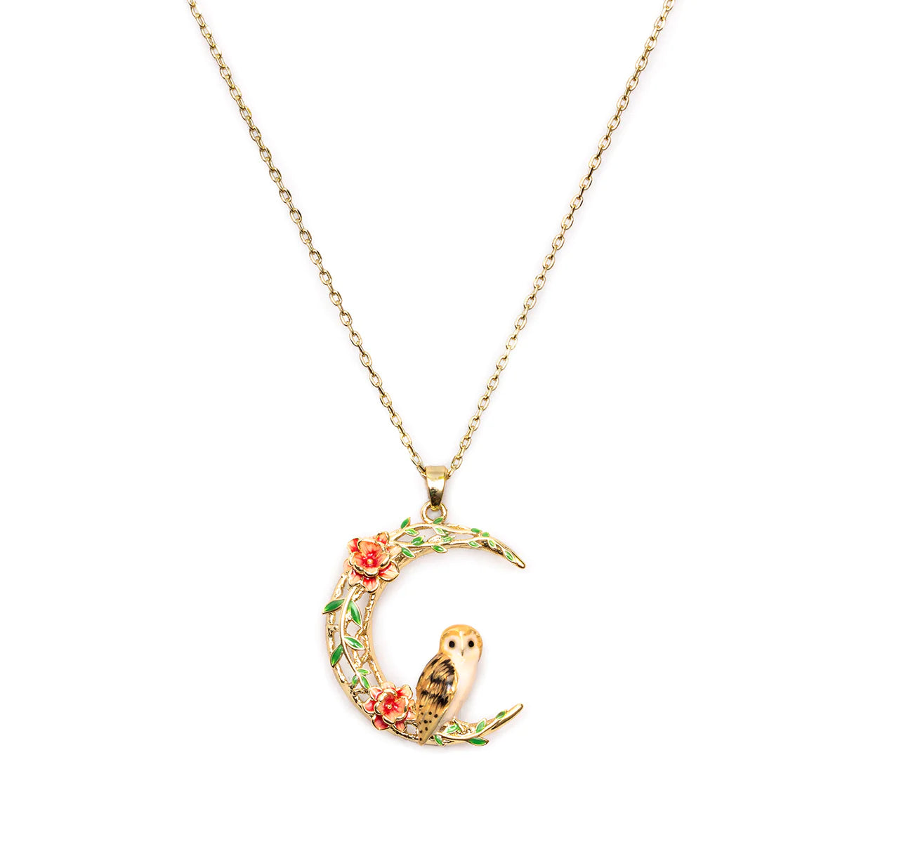 Bill Skinner Owl on the Moon Pendant - Podarok