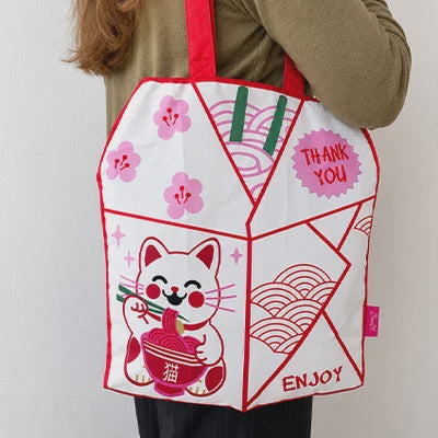 Takeaway Noodle Box Eco Foldaway Shopper Bag
