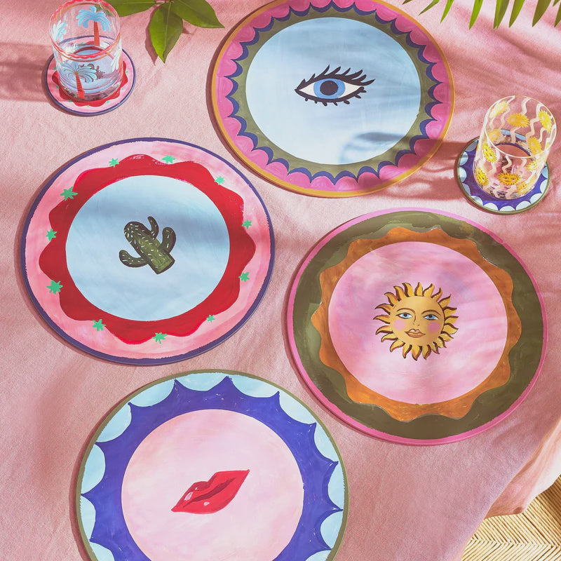 Set of 4 Electric Coast Icon Corked Placemats - Podarok