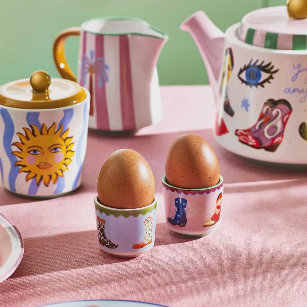 Electric Coast Set of 2 Egg Cups