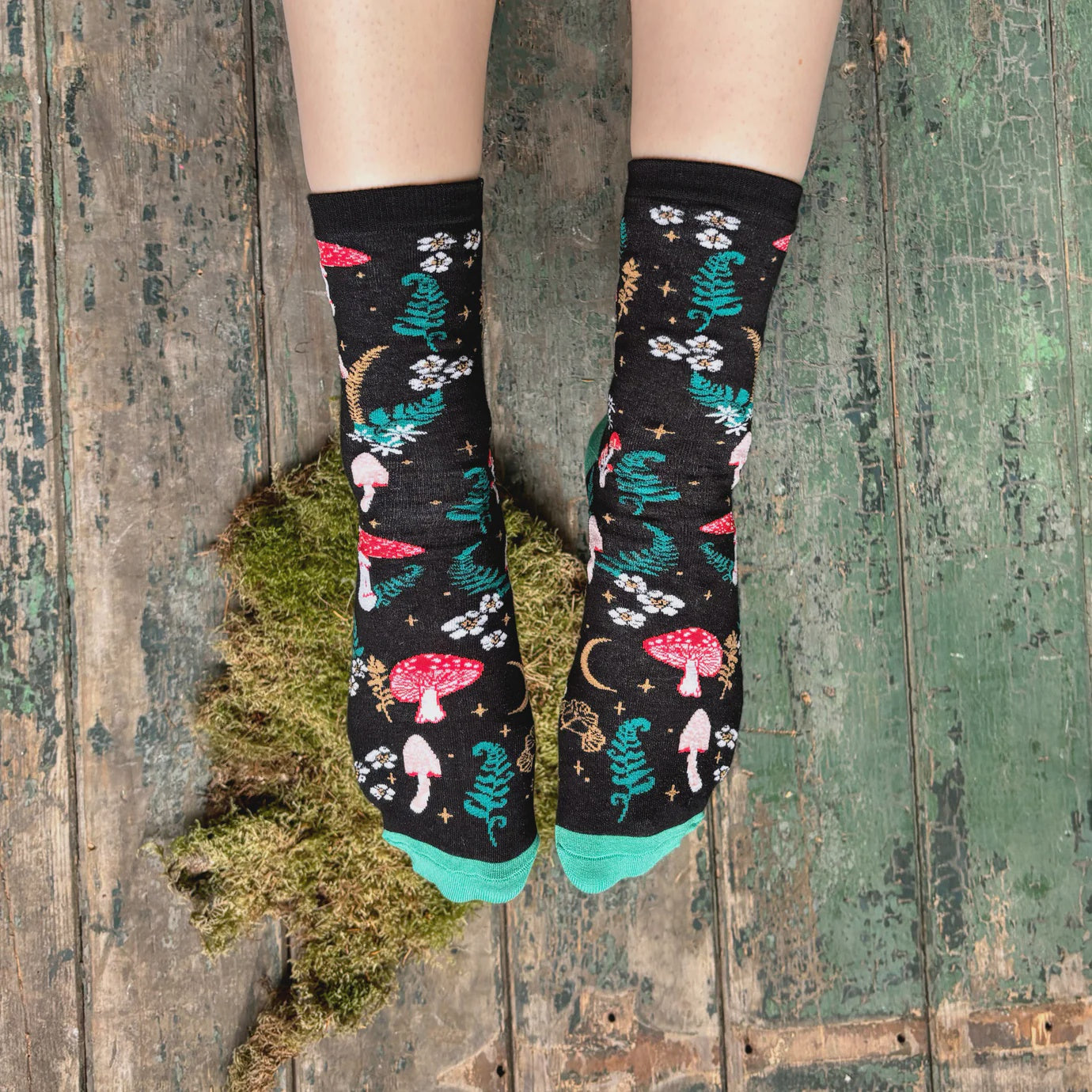 House of Disaster Forage Black Socks