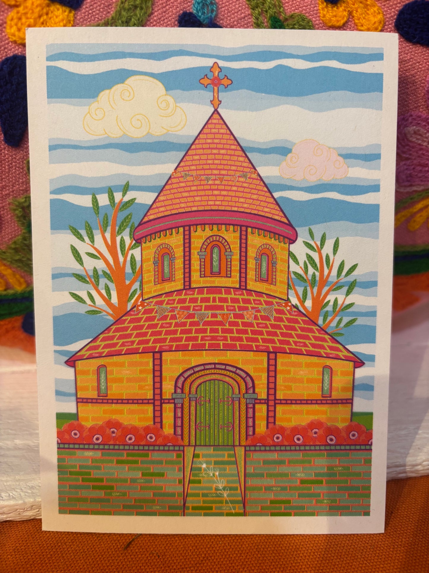 The Round Church Postcard