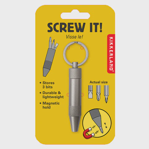 Screw It! Mini Keychain Screwdriver