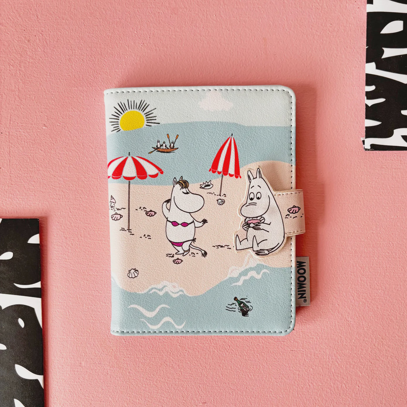 Moomin Beach Travel Wallet