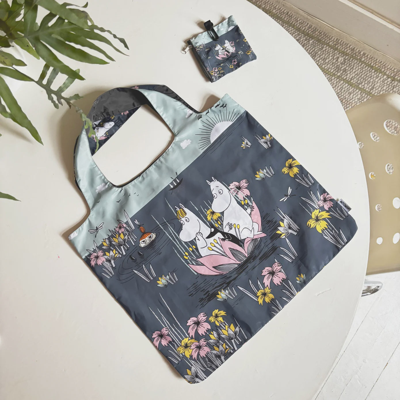 Moomin Lotus Eco Shopper Bag