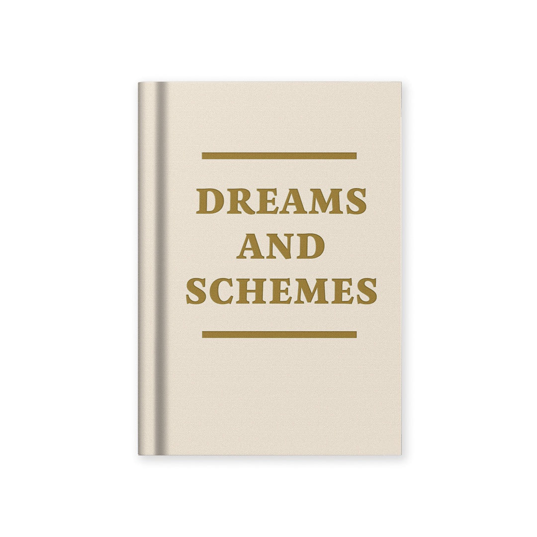 Dreams and Schemes Mini Hardback Fabric Notebook