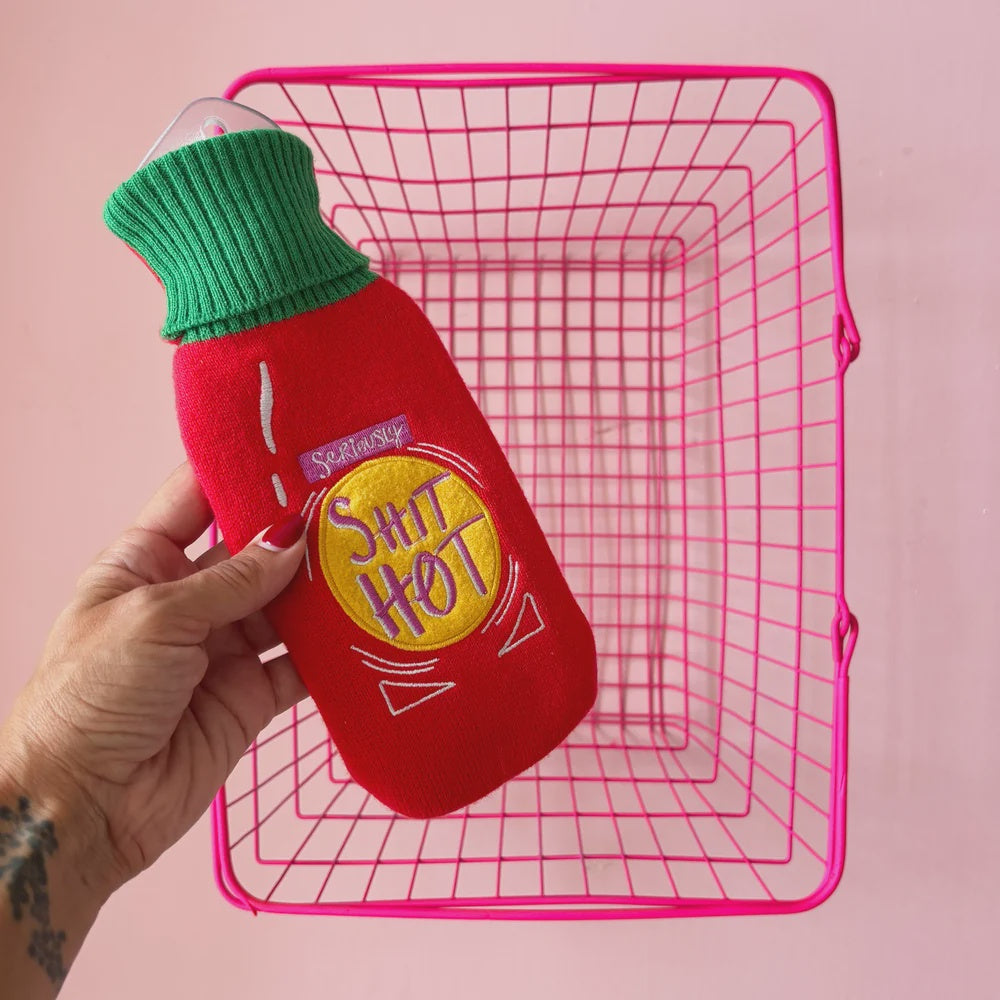 Shit Hot Water Bottle