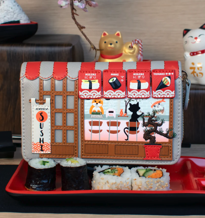 Vendula Sushi Grey Edition Medium Ziparound Wallet