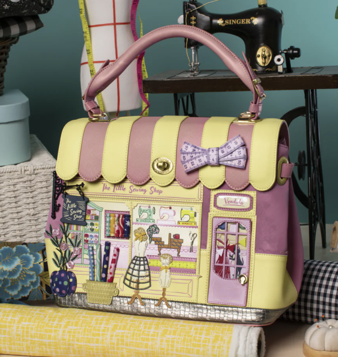 Vendula Sewing Shop Raspberry Edition Grace Bag