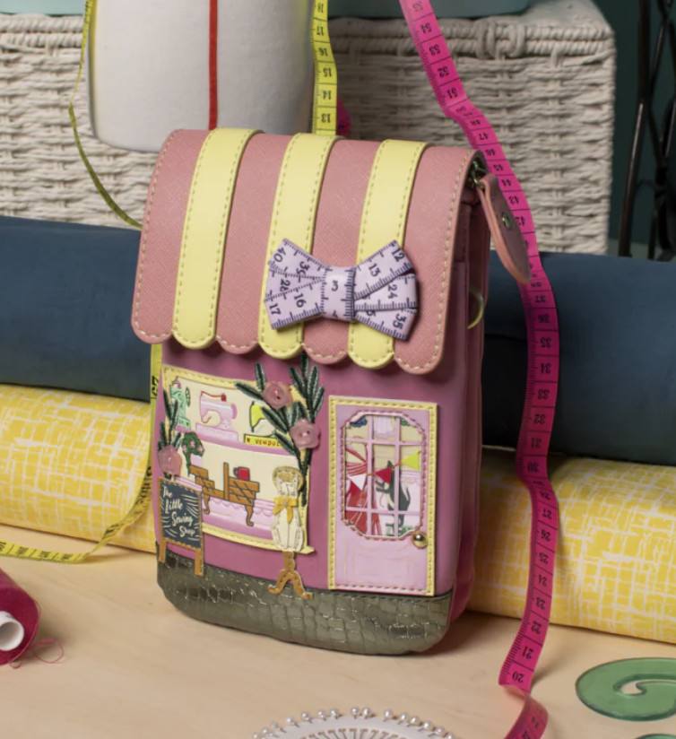Vendula Sewing Shop Raspberry Edition Phone Pouch