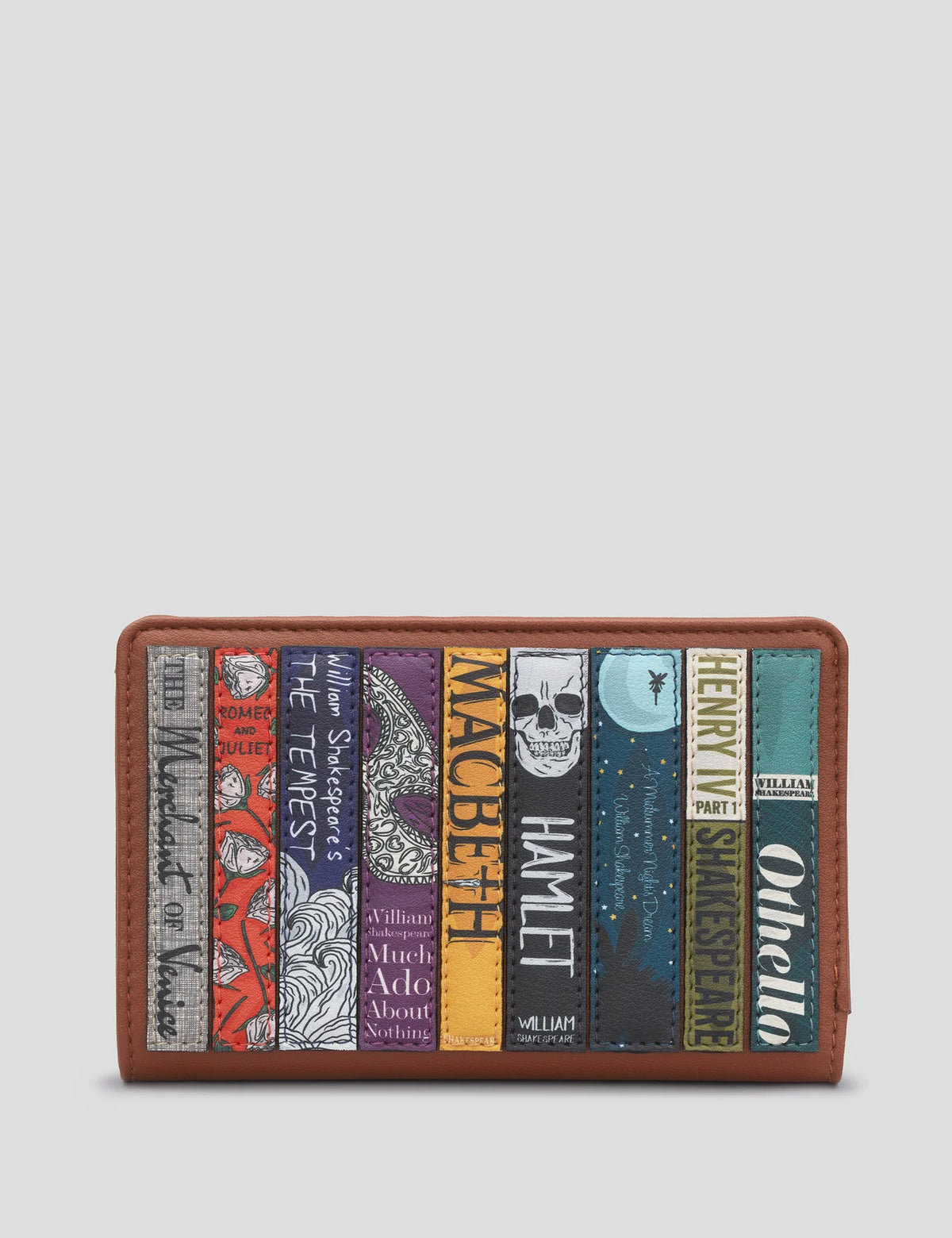 Shakespeare Book Club Zip Around Wallet