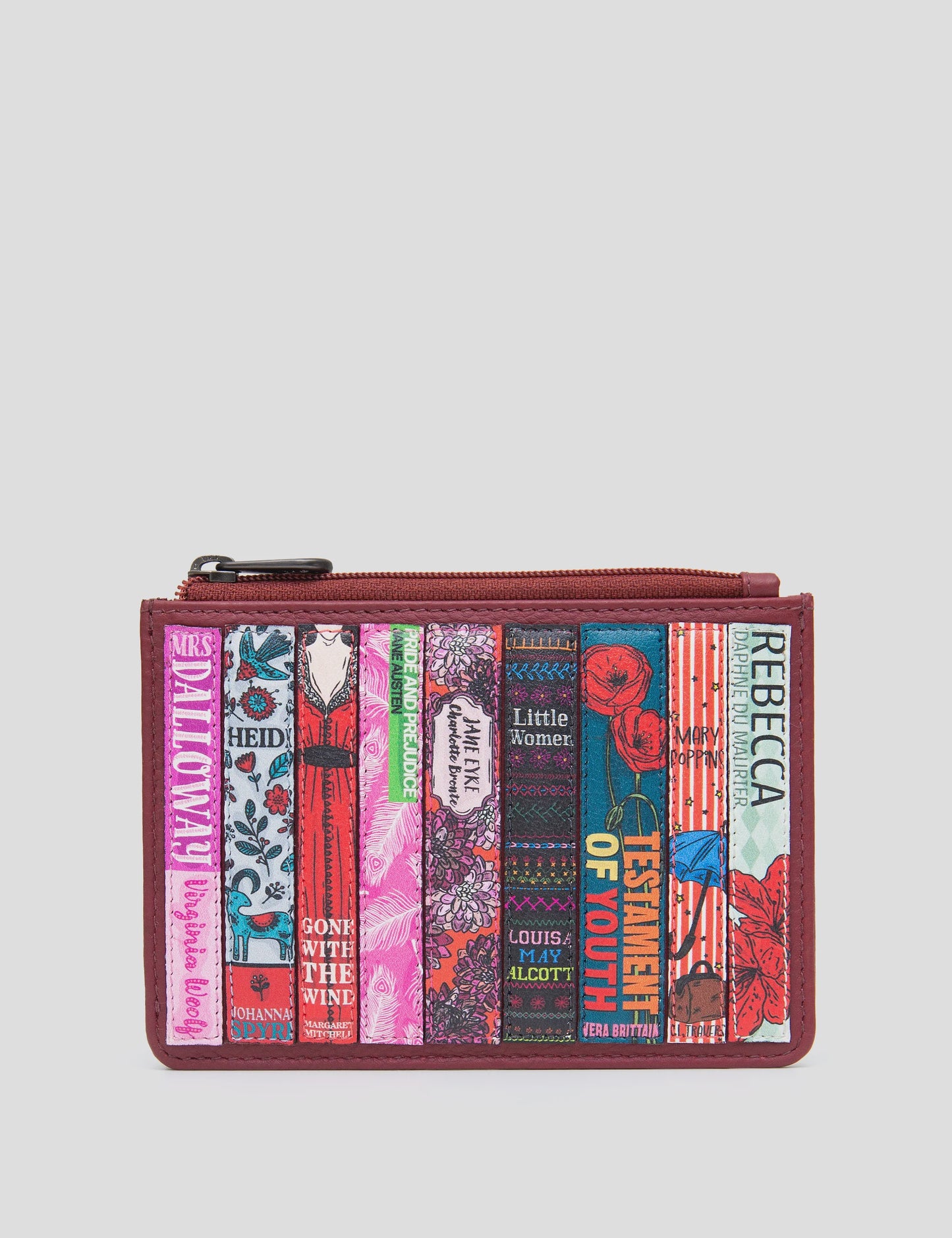 Yoshi Bookworm Cherry Red Zip Top Purse - Podarok