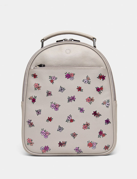Yoshi Ditsy Floral Leather Backpack