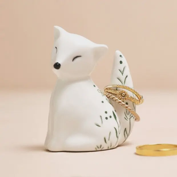 Ceramic Fox Ring Holder - Podarok