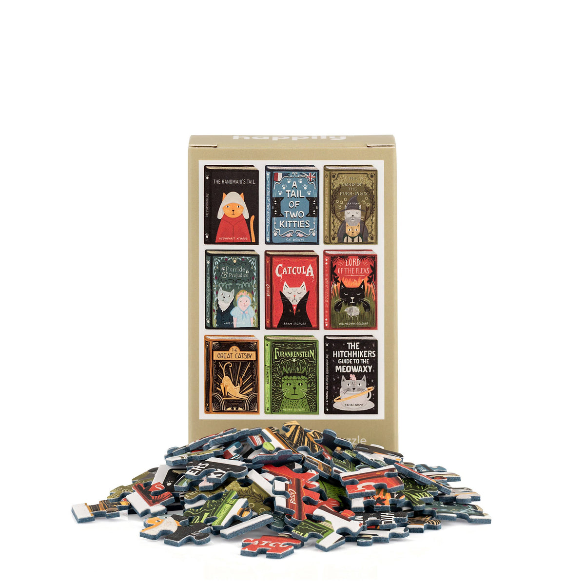 Book Cats 99 Piece Mini Jigsaw Puzzle