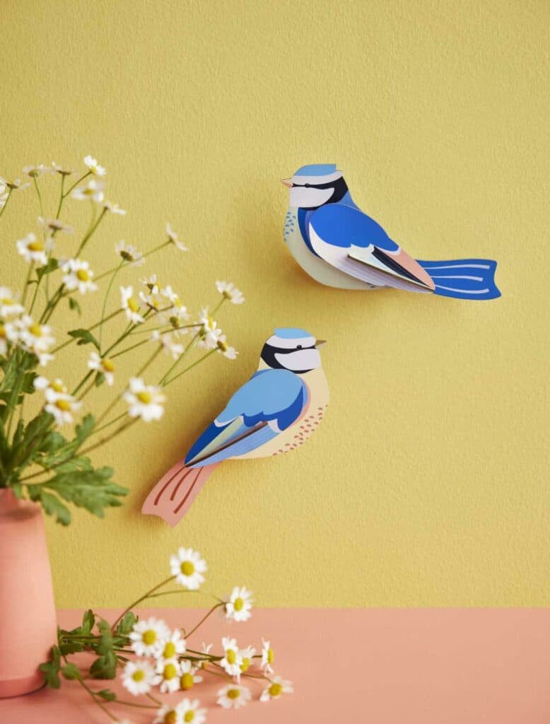 Studio Roof Wall Decor - Blue Tits - Podarok