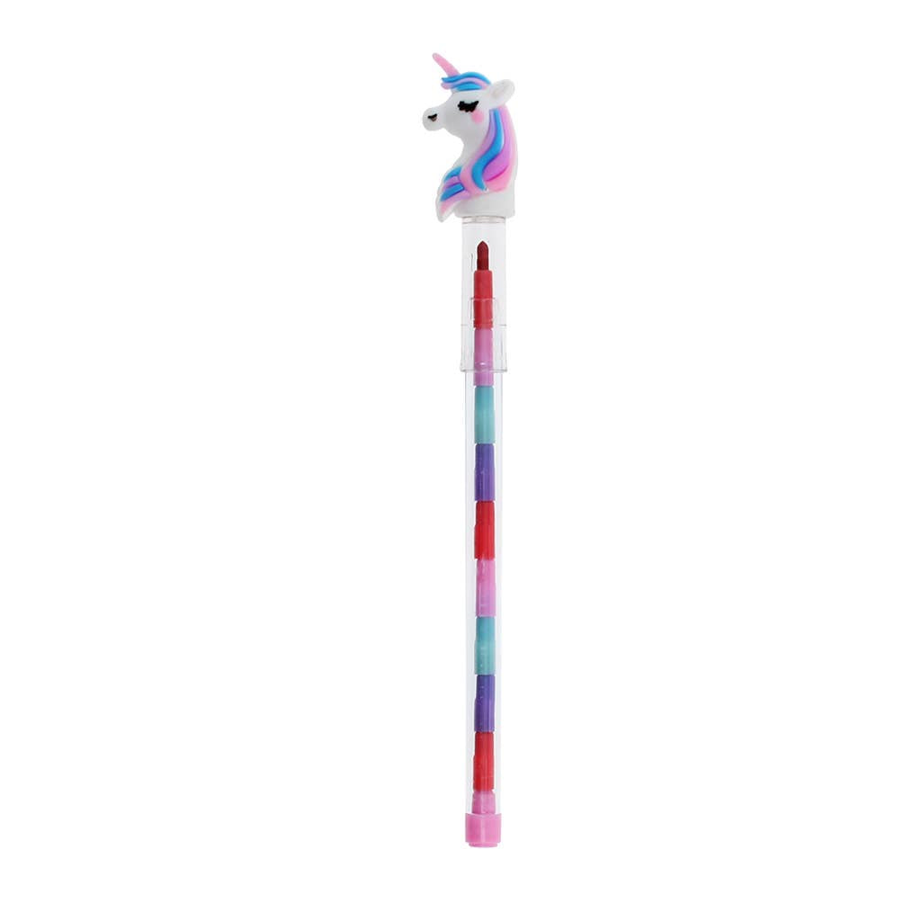 Unicorn Stackable Crayon Pen
