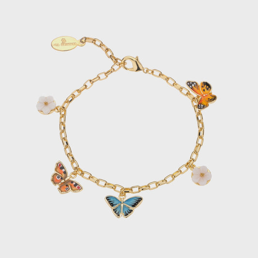 Bill Skinner Butterfly Charm Bracelet