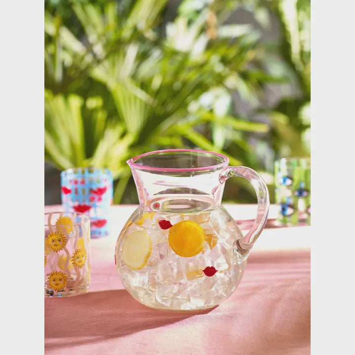 Lips Glass Jug - Podarok
