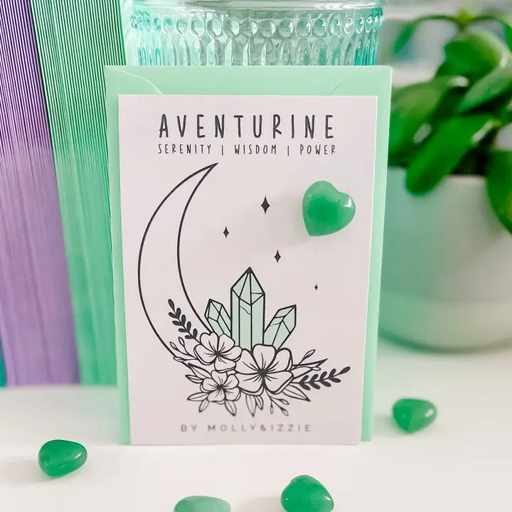 Molly & Izzie Crystal Heart Token Card - Podarok