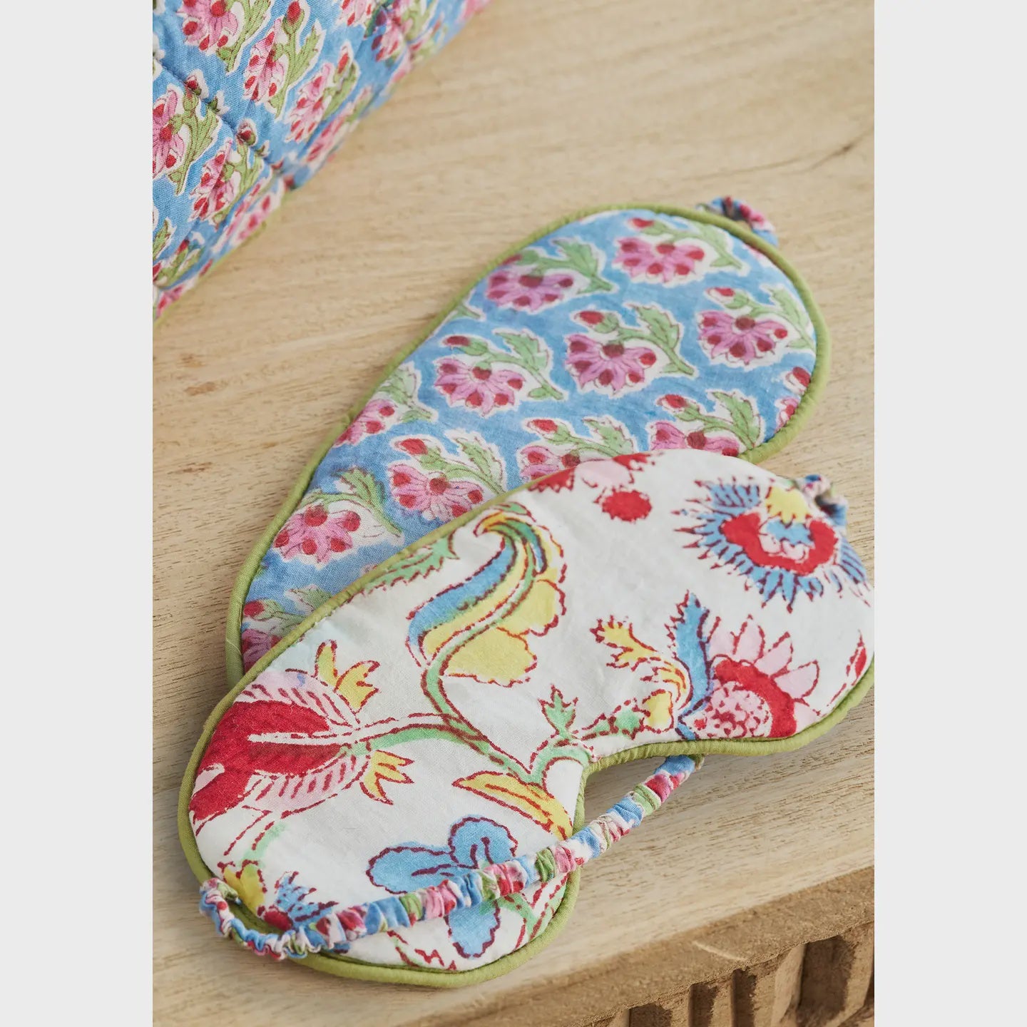 Block Print Reversible Eye Mask
