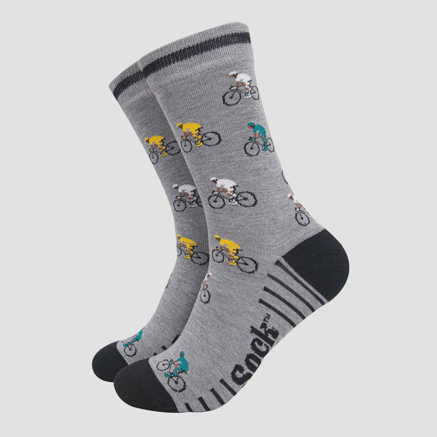 Men's Grey Mountain Biker Socks