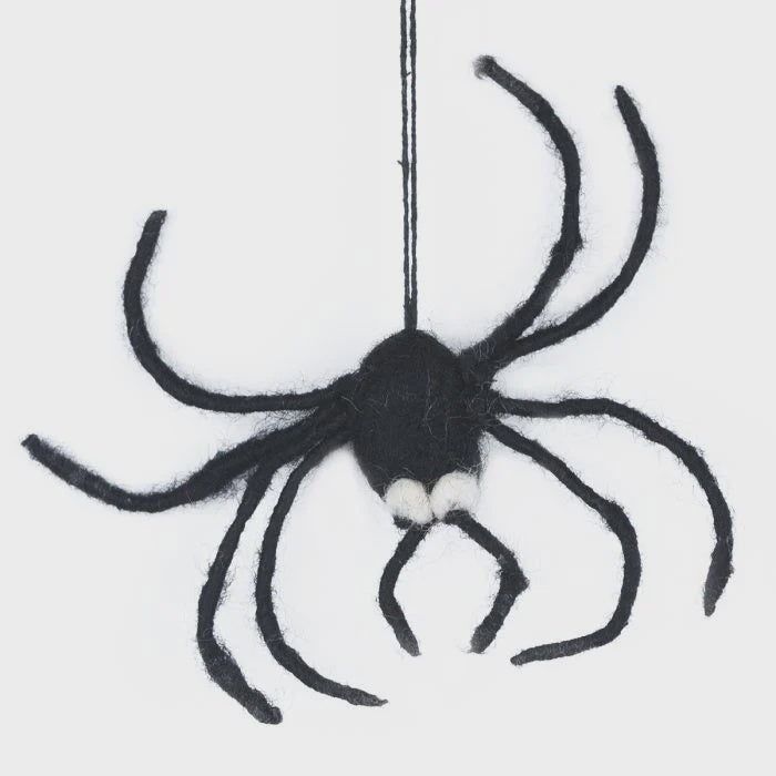 Hand Felted Spider Hanging Decoration - Podarok