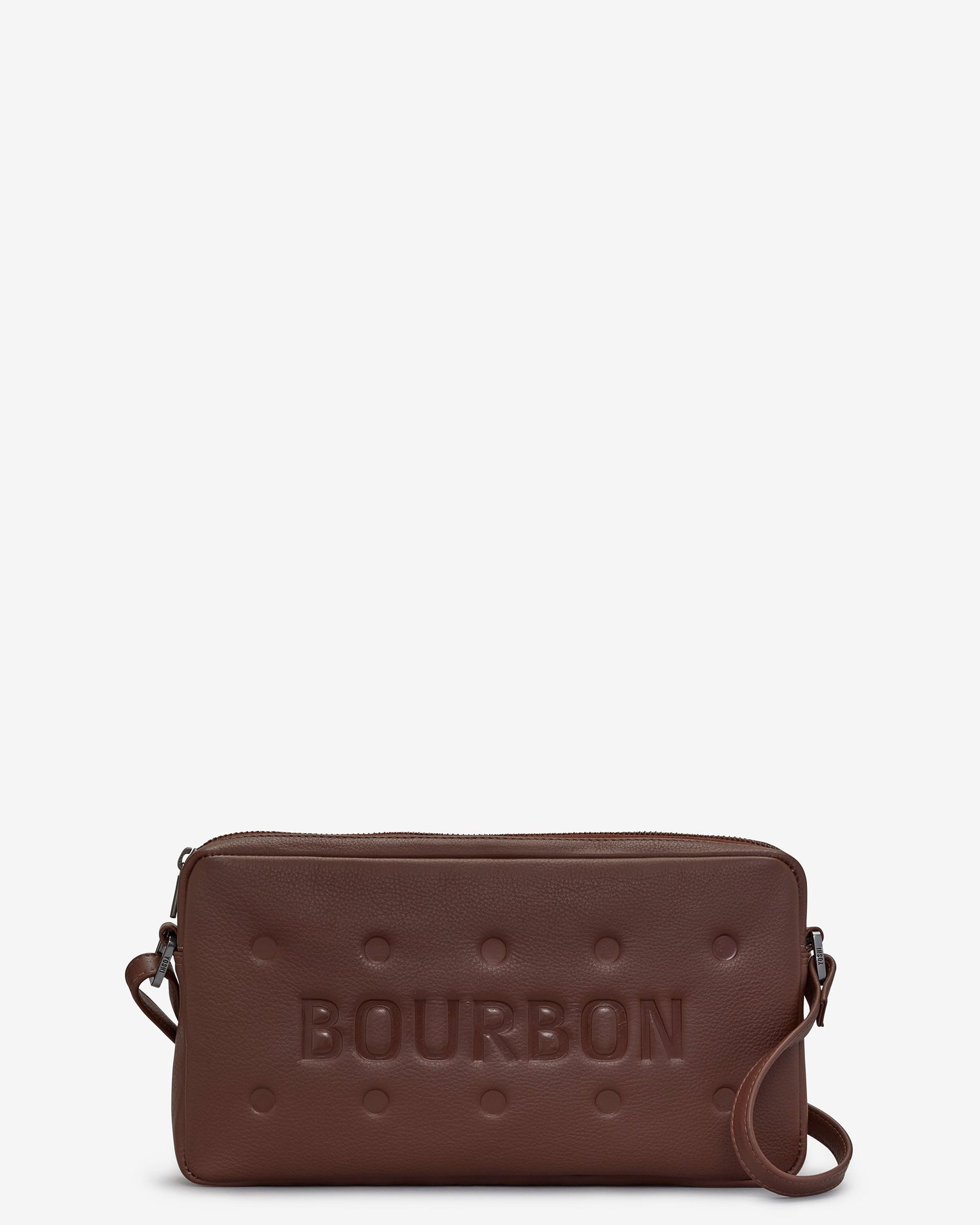 Yoshi Leather Bourbon Biscuit Cross Body Bag - Podarok