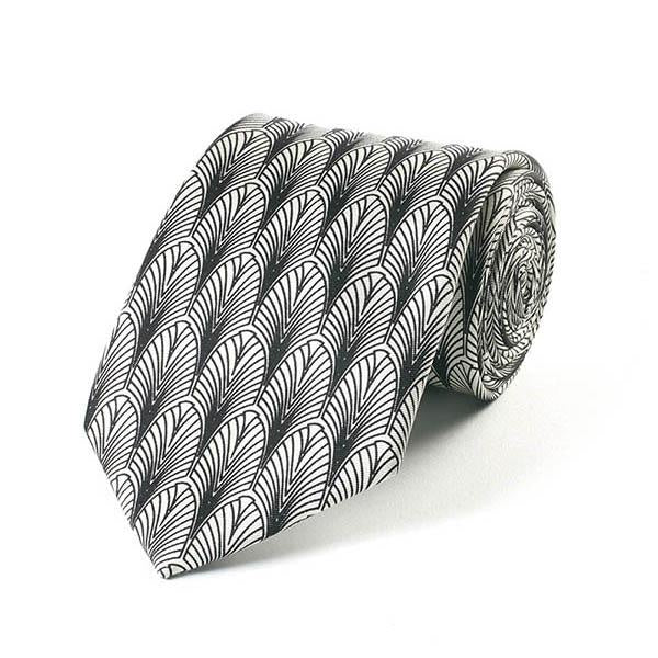 Fox and Chave Deco New York Silk Tie - Podarok