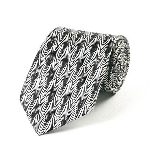 Fox and Chave Deco New York Silk Tie