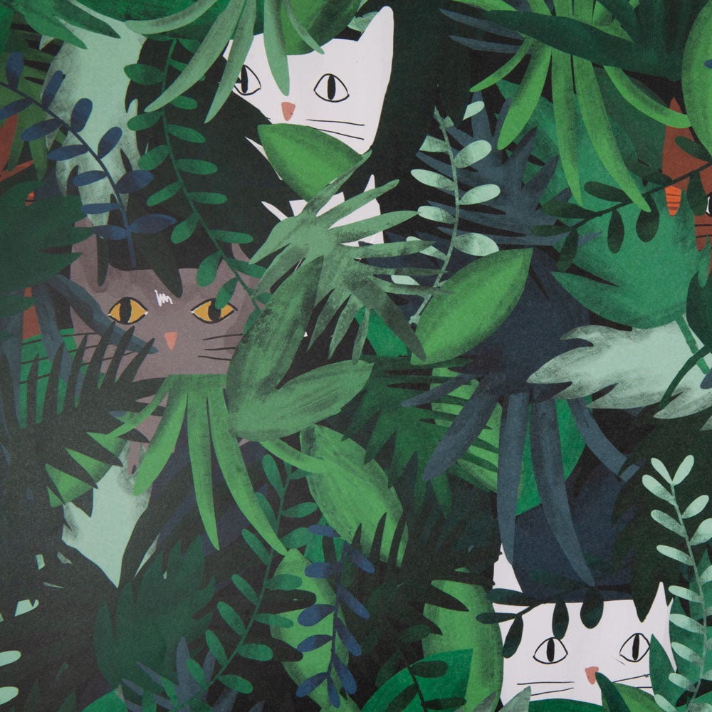 Jungle Cat Wrapping Paper - Podarok