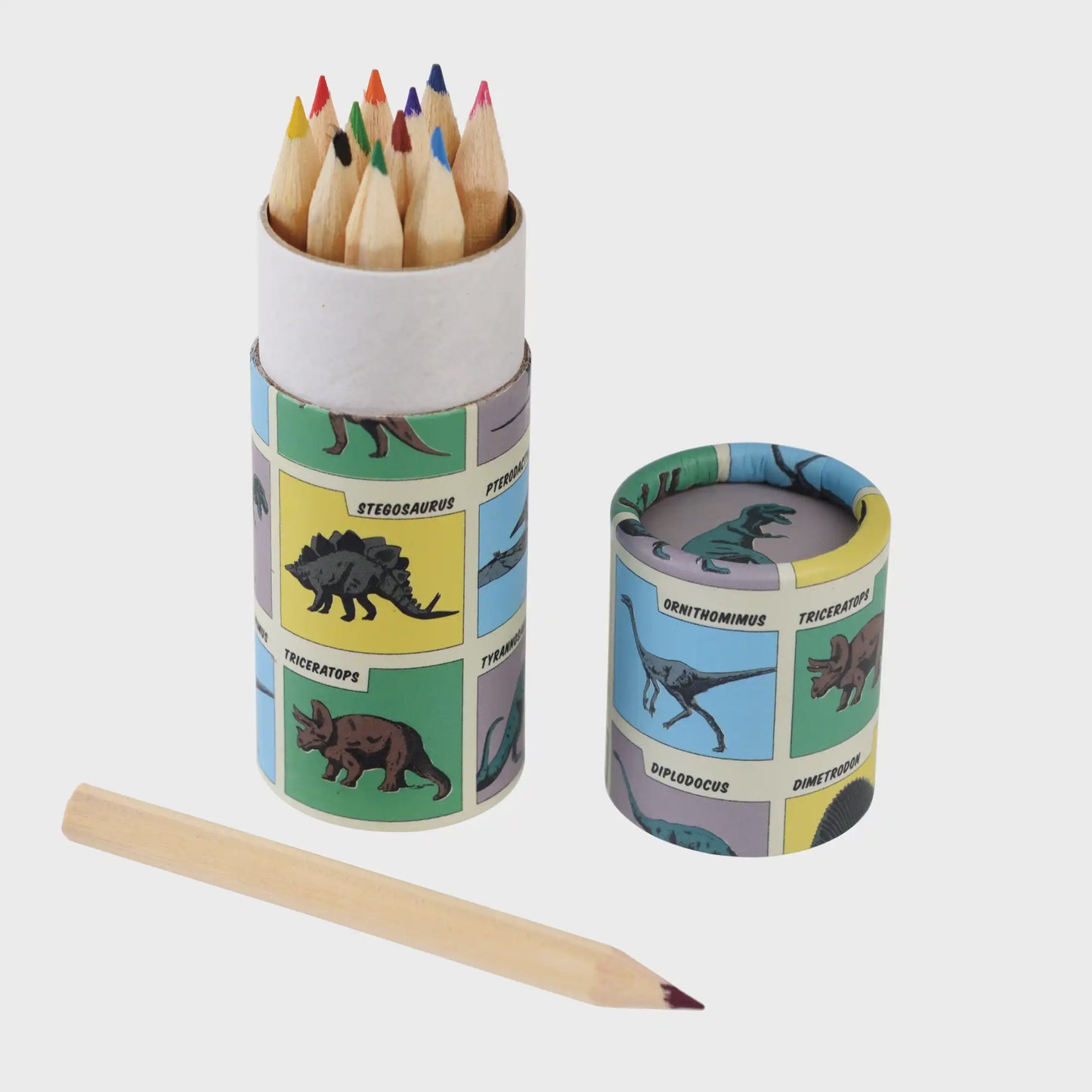 Rex Prehistoric Land Colouring Pencil Tubes - Podarok
