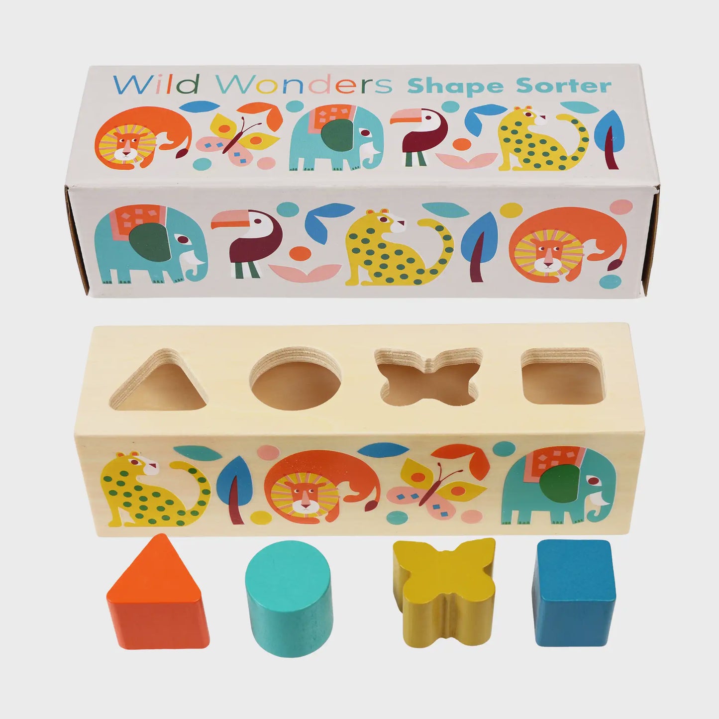 Rex Wild Wonders Wooden Shape Sorter - Podarok