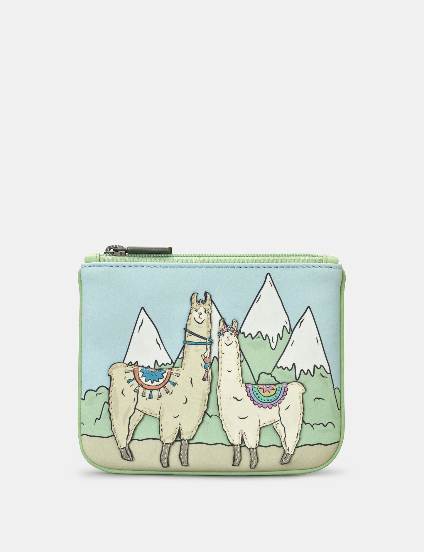 Yoshi Leather Coin Purse Llamas - Podarok
