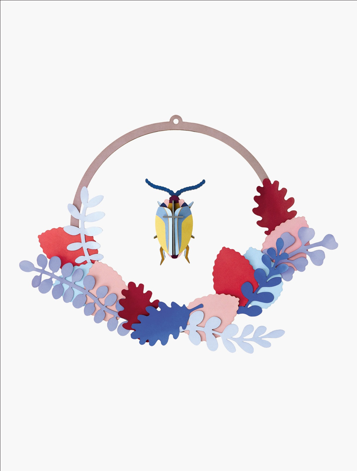 Studio Roof Wall Decor - Botanical Wreath with Beetle - Podarok